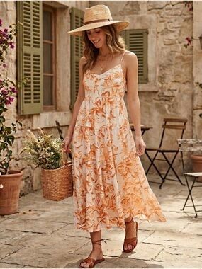 Abercrombie & Fitch | Dresses | Abercrombie Fitch Mila Fit Flare Stretch  Midi Dress Tall Floral | Poshmark